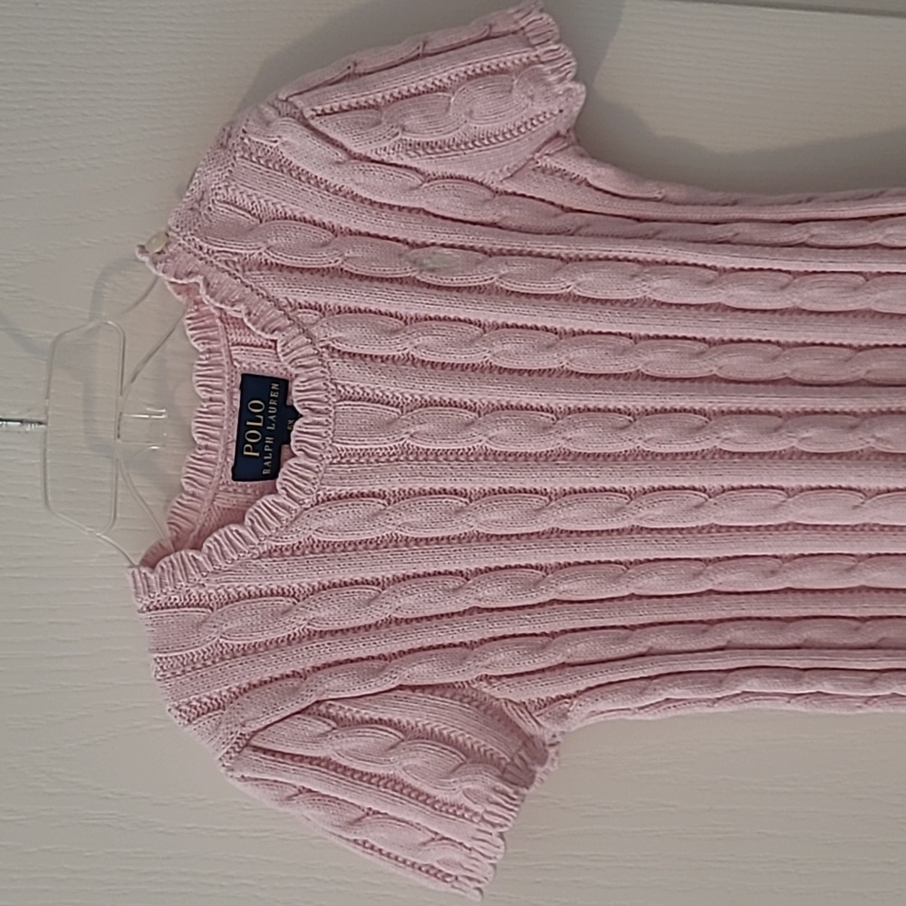 Polo Ralph Lauren cotton sweater knit dress size 6 (new without tag)
